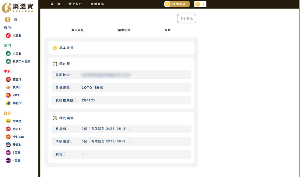 第一步:必須成為註冊會員