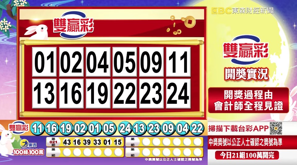 雙贏彩 - 第112000239期